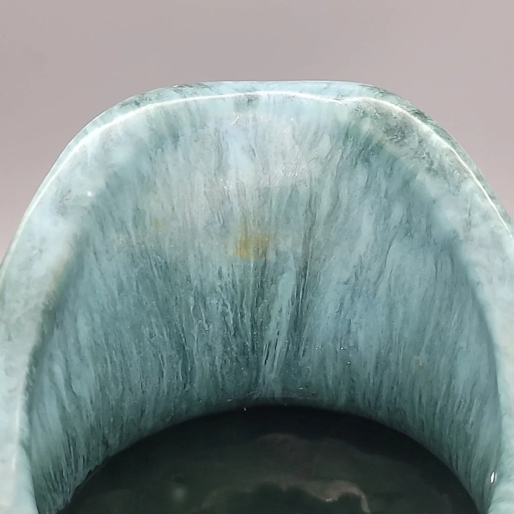 Hull Pottery Drip Glaze Eagle Small Pitcher‎ #F91 Green Vintage USA Americana