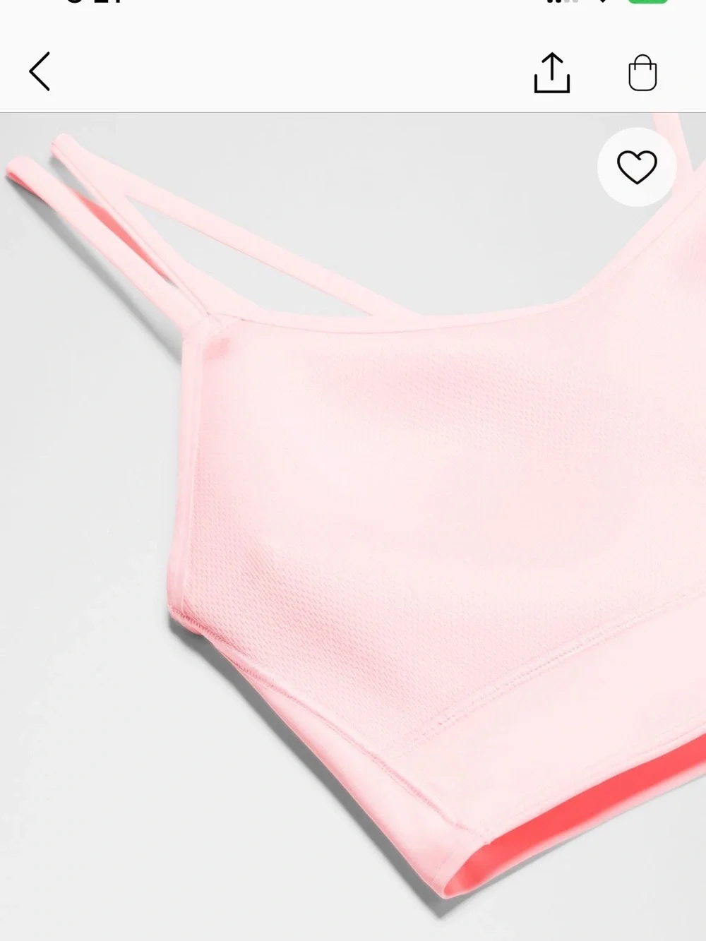 lululemon athletica like a cloud bra (size 10)