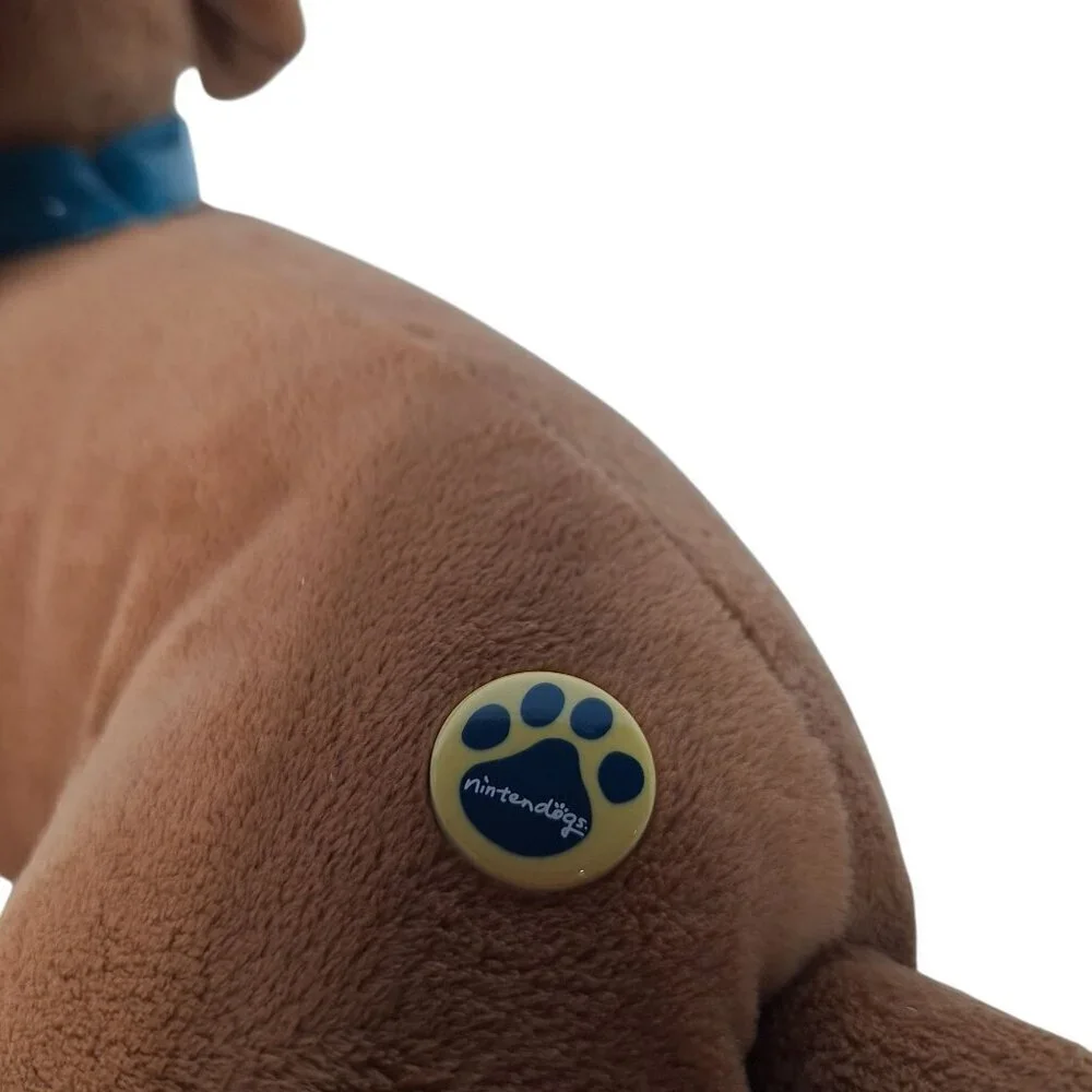 Nintendogs Boxer Plush Brown White Stuffed Toy 15 Inch