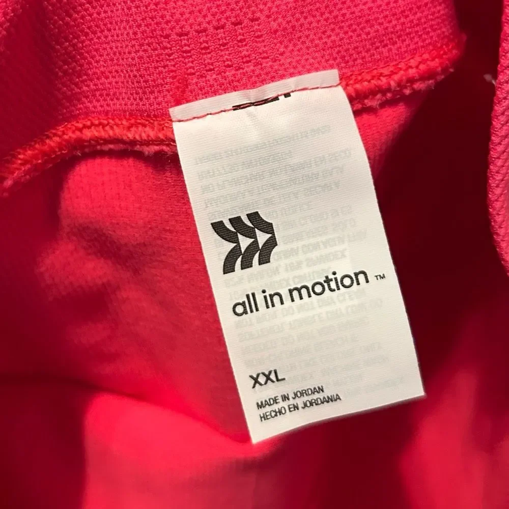 All In Motion Hot Pink Athletic Bike Shorts Size XXL