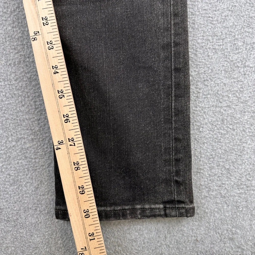 Levi's Jeans Womens 28 Black Boyfriend Skinny Fit Faded Denim Pants Mid‎ Rise