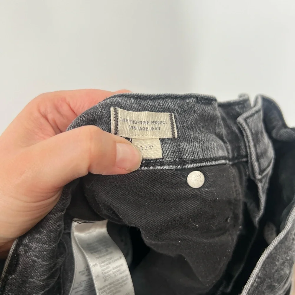 Madewell The Mid-Rise Perfect Vintage Jeans in Lunar Wash