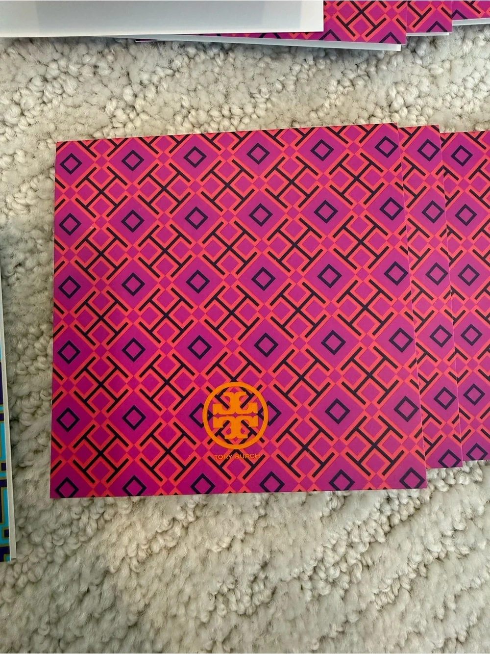 Tory Burch mini note card set of 24 new never used