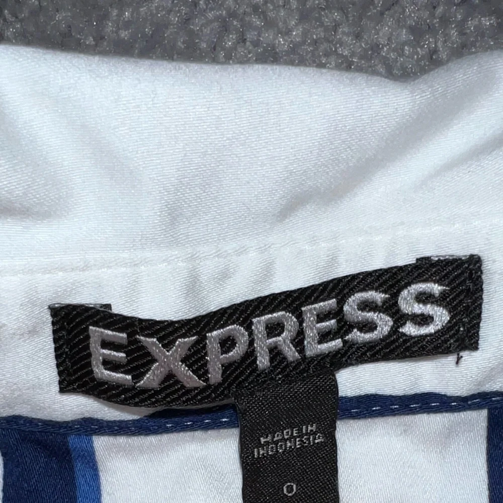 Express fit and flare sleeveless collared dress