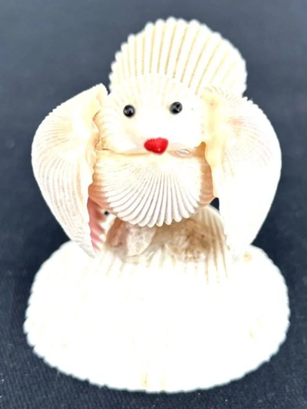 Seashell Bird Figurine Shelf Sitter Vtg 2.5