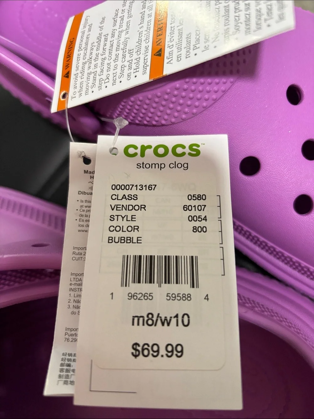 CROCS unisex stomp