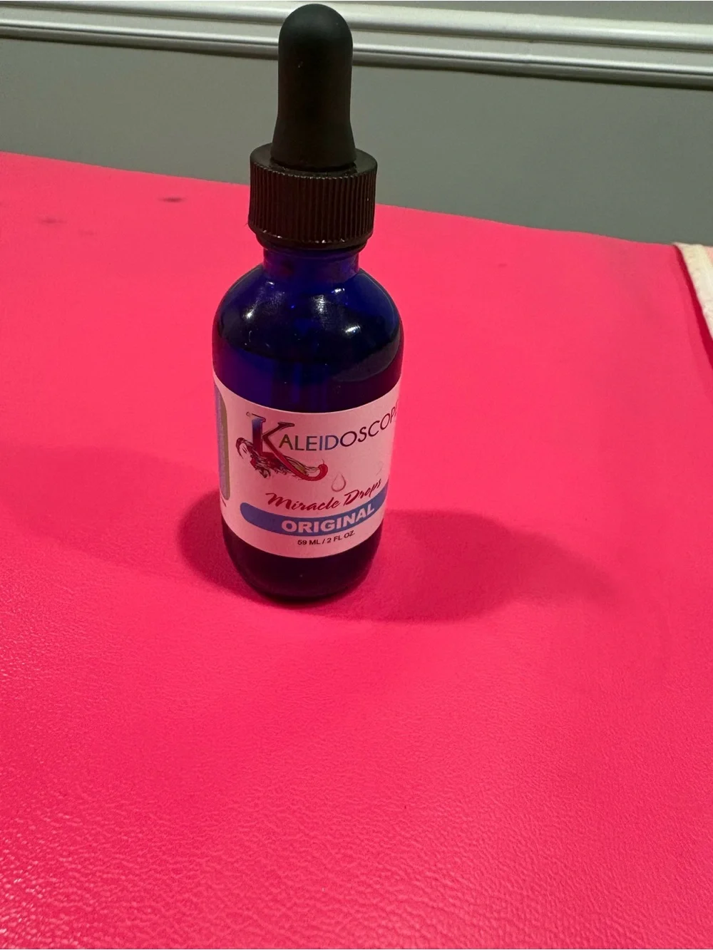 Kaleidosco Miracle Drops Original - Blue Glass Dropper Bottle