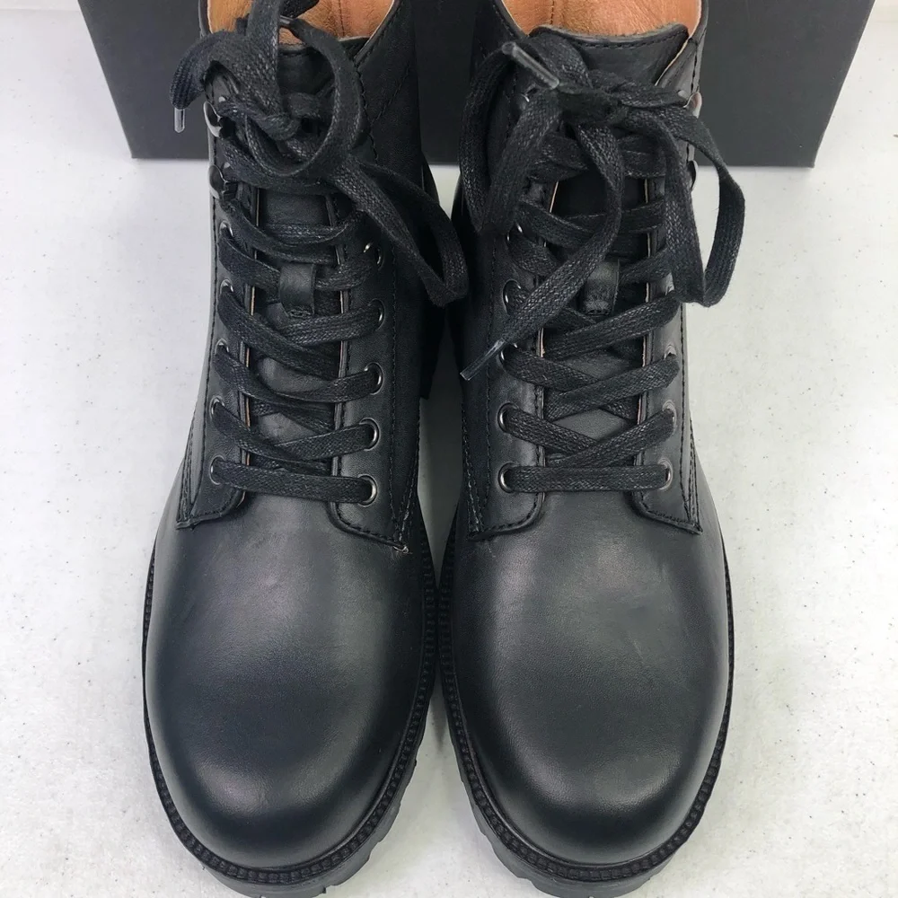 BLOOMINGDALES The Mens Store Leather Lace Up Boots