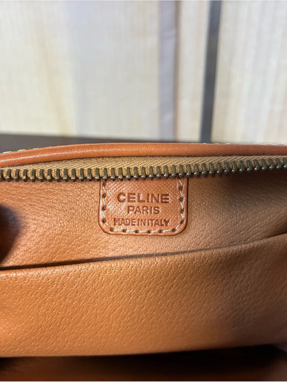 Celine travel leather top