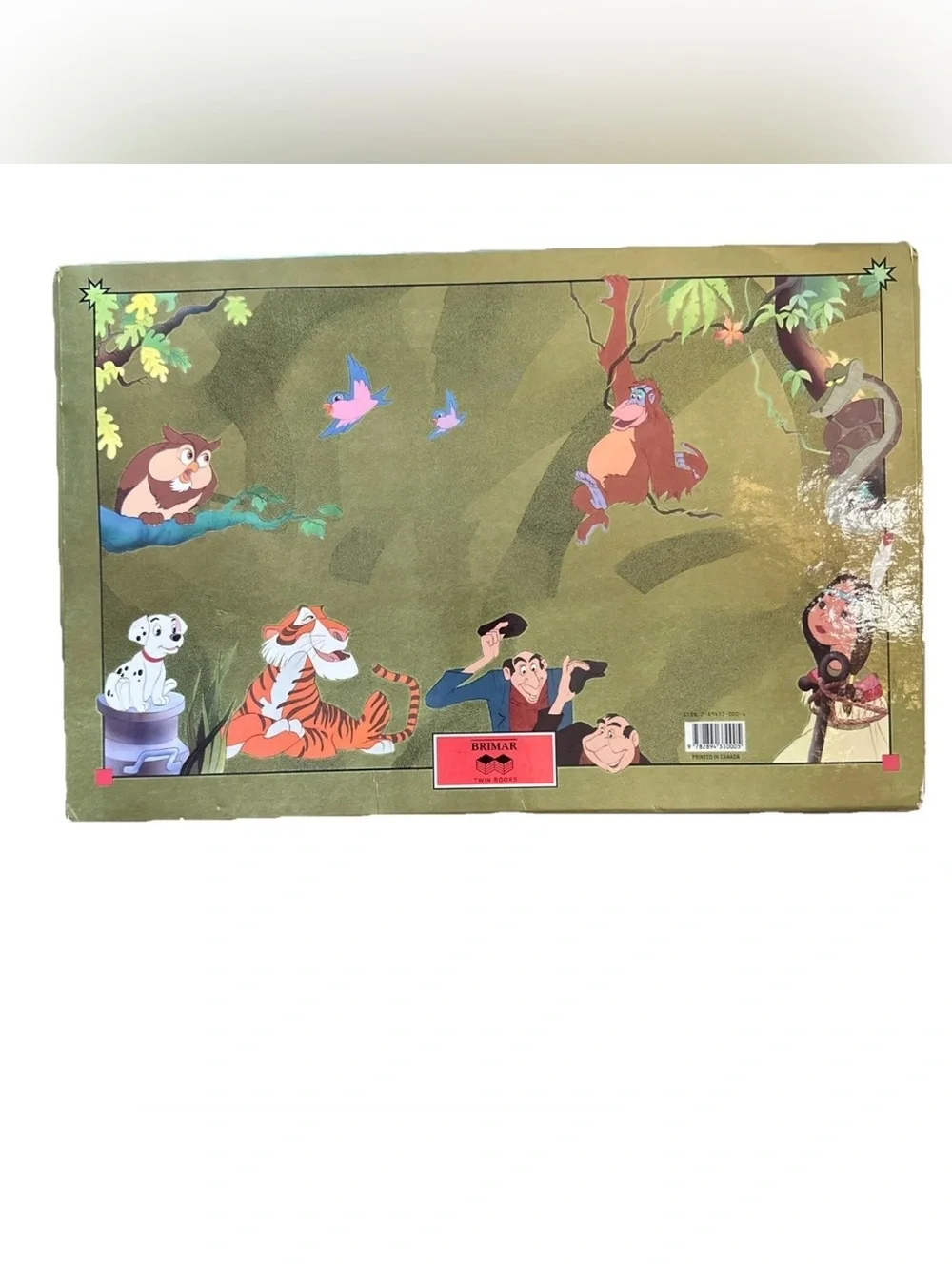 Vintage 1991 The Walt Disney Treasure Chest Set Of 5 Large Picture Books GUC