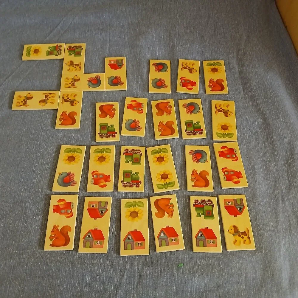 Wooden Animals Domino 26 pc