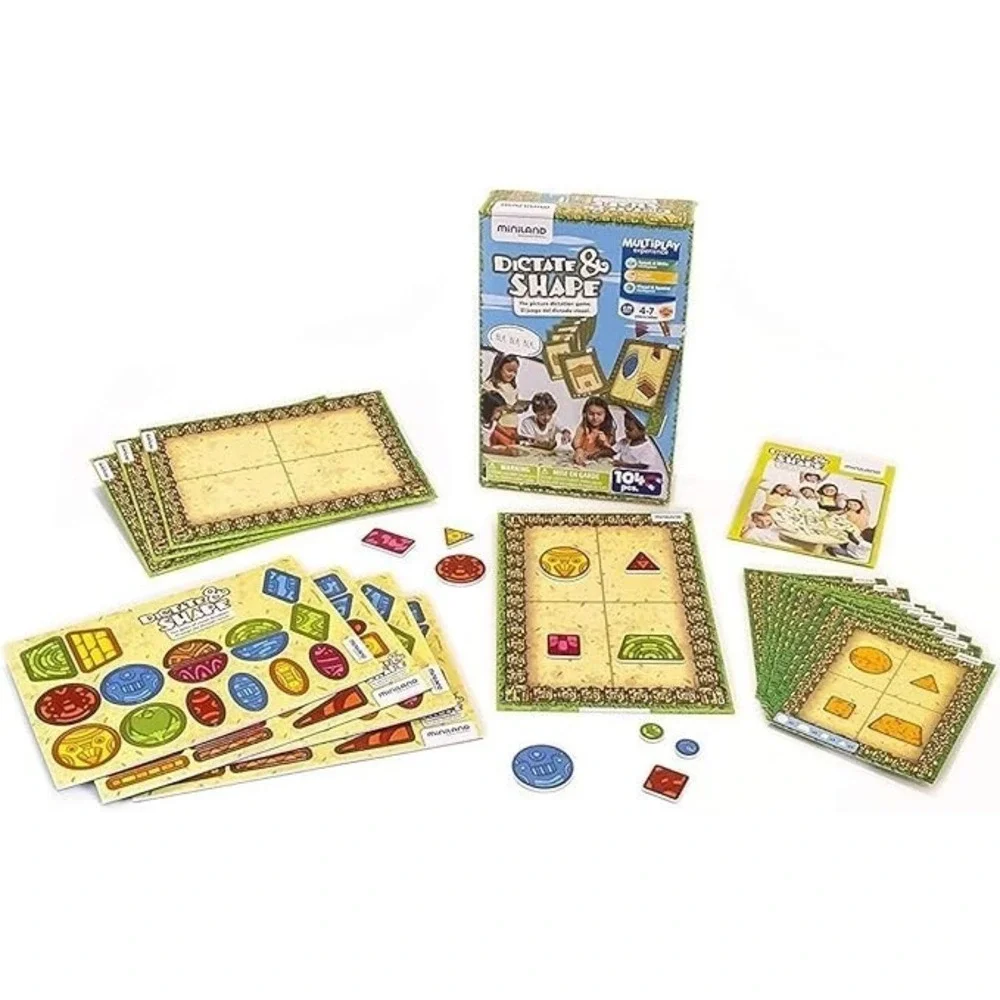 MINILAND EDUCATIONAL CORPORATION Dictate‎ & Shape Picture Dictation Game