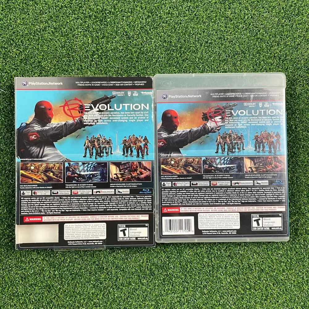 Brink (Sony PlayStation 3, 2011) Complete in Box CIB