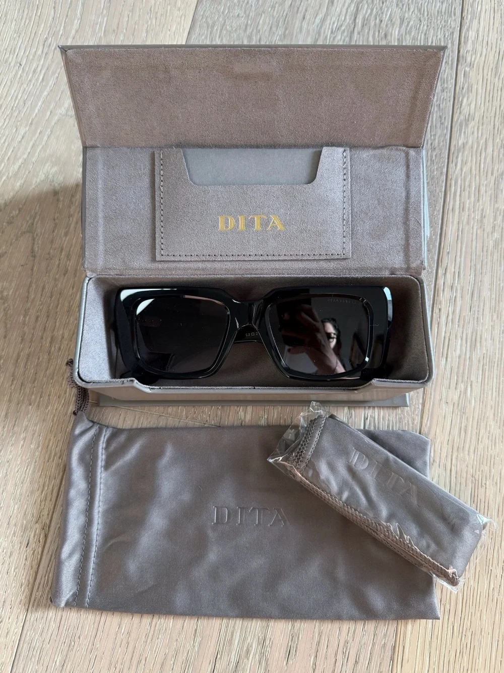 DITA LEVELE Black Unisex Sunglasses