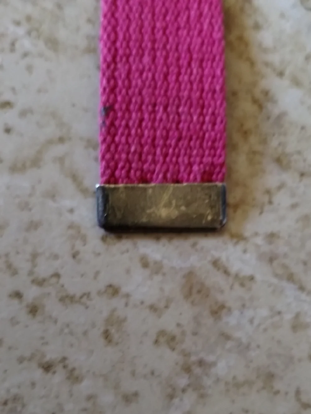Pink Web Belt