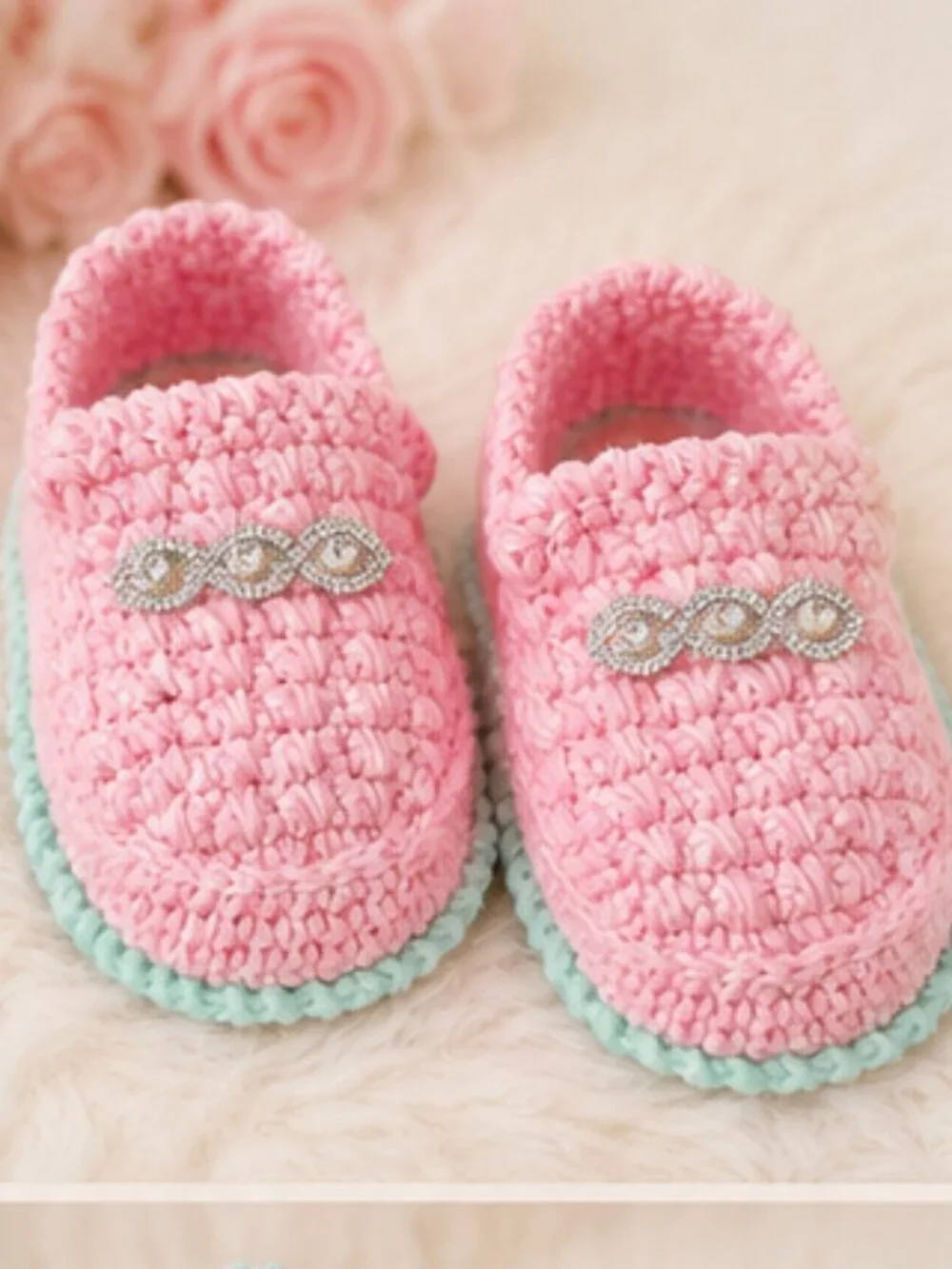Handmade crochet baby