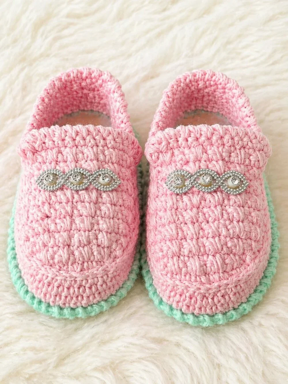 Handmade crochet baby