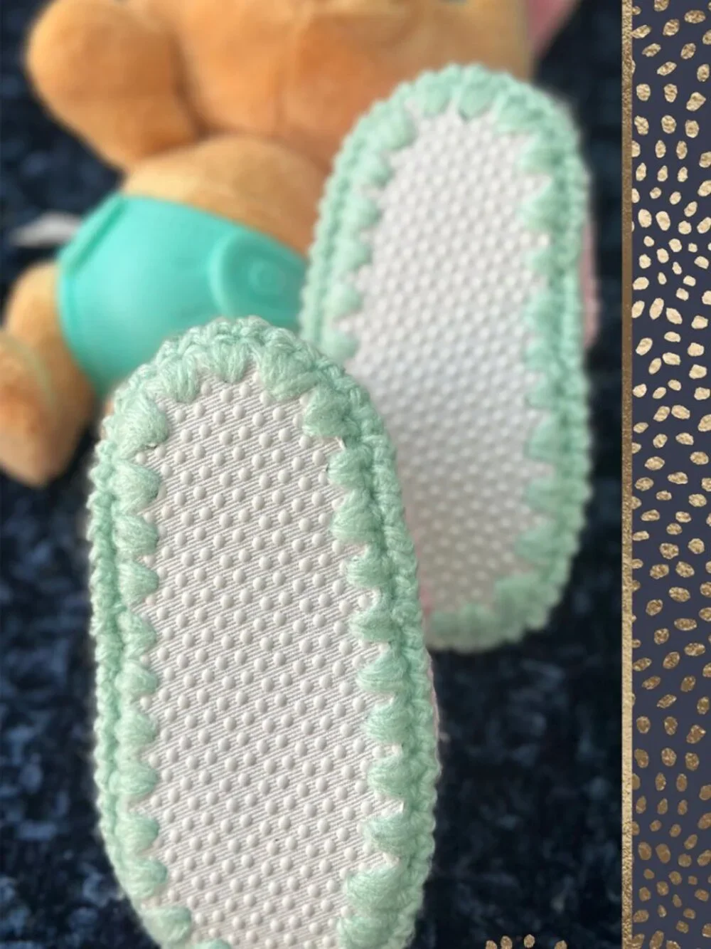 Handmade crochet baby