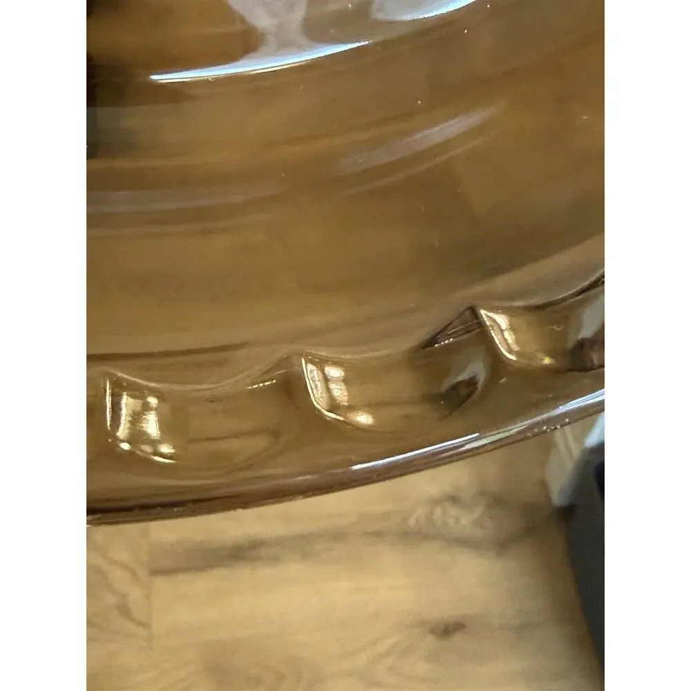 Pyrex vintage amber