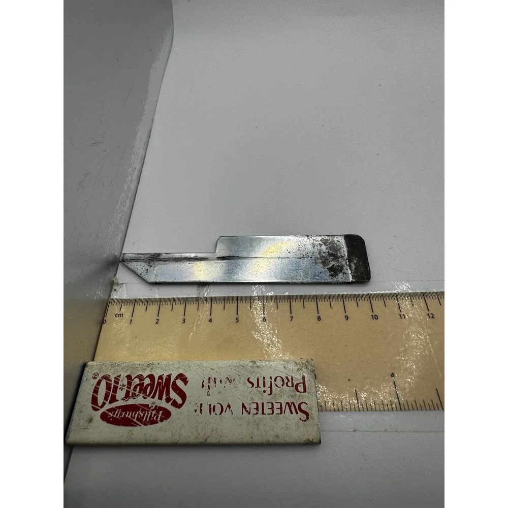 Vintage Pacific Handy Cutter Metal Box Opener Tool White Made in USA Pat 2464408