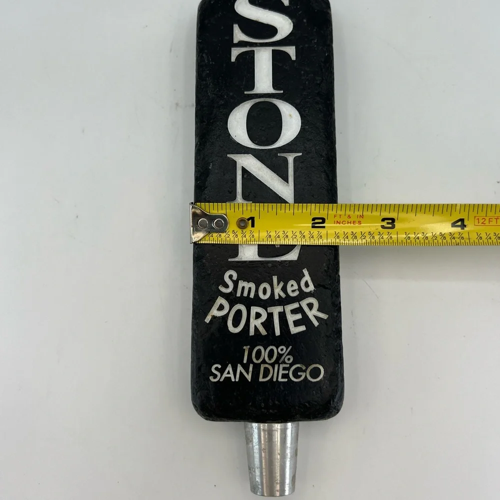 Stone Smoked Porter 100% San Diego Pub Bar Beer Keg Tap Handle Man Cave Brewery