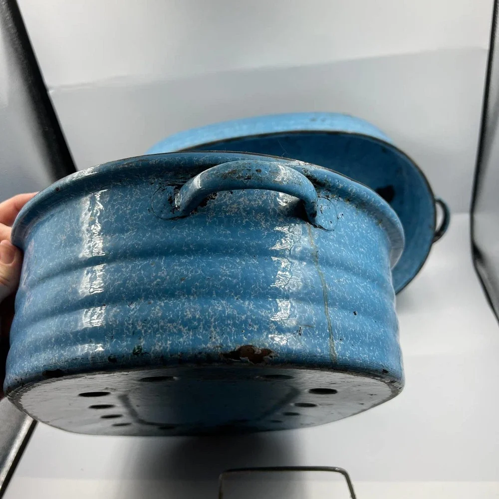 Enamelware two antique