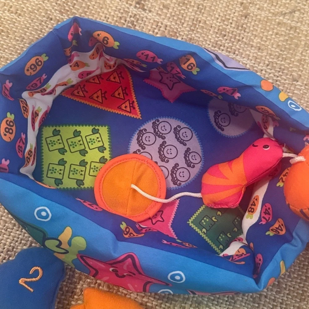 Melissa & Doug Colorful Ocean-Themed Fishing Numbers Shapes Kids Toy