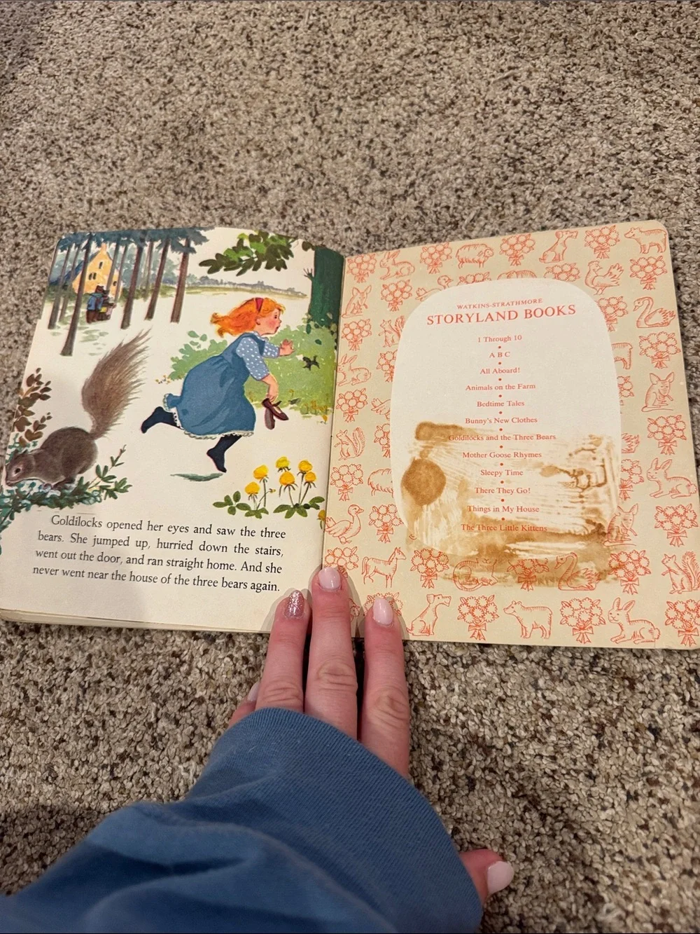 Goldilocks and The Three Bears - Orange Storyland Kids Book
