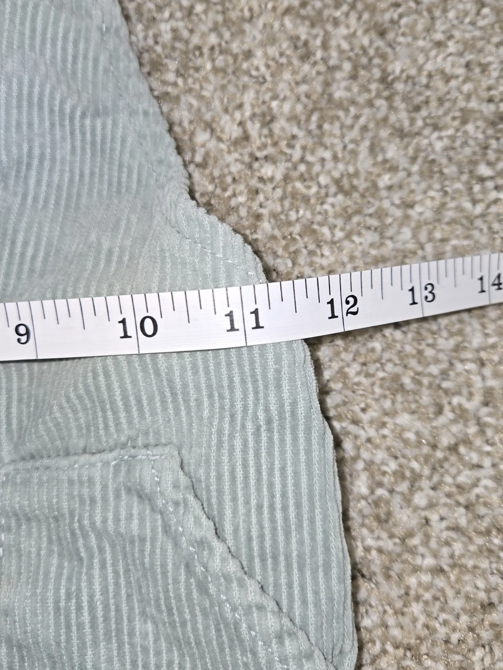 OshKosh B'gosh Light Sage Corduroy Pinafore Dress