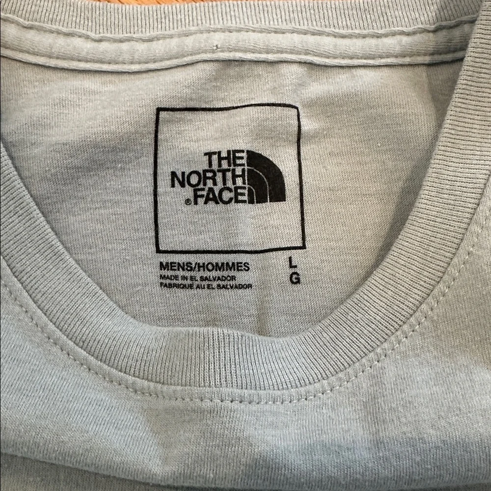 The North Face Men's Heritage Light Sky Blue Short Sleeve Tee Large