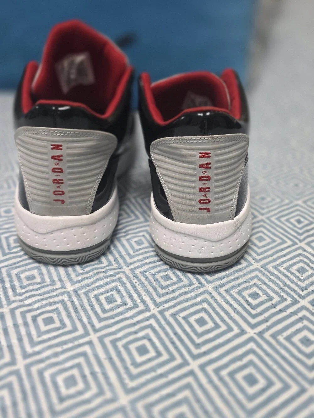 Jordan branding red padded