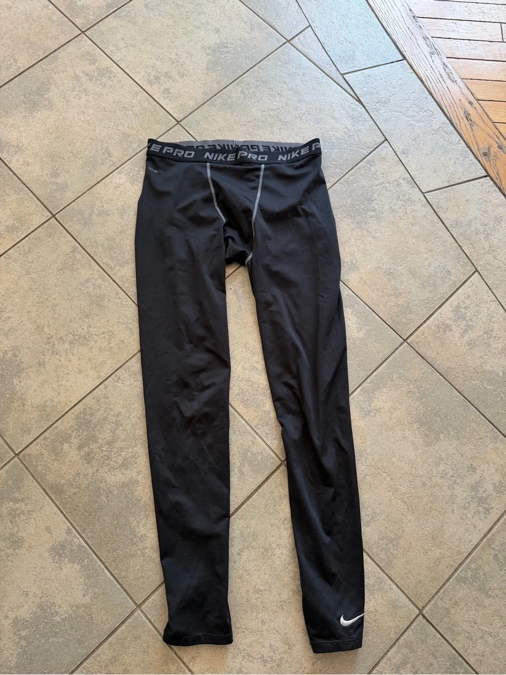 Nike Pro men’s large Black Compression Leggings