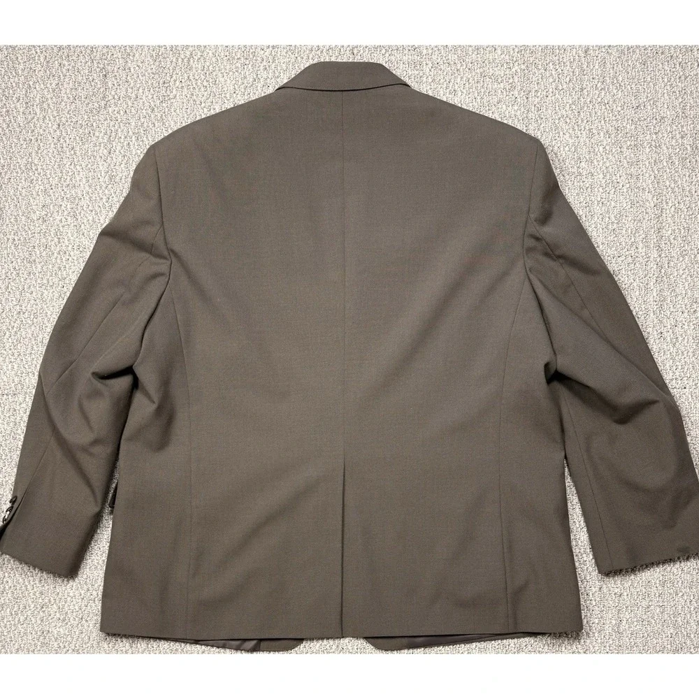 Mens Brown Sport Coat Blazer 42R Classic Fit Business Dress Jacket READ FIT