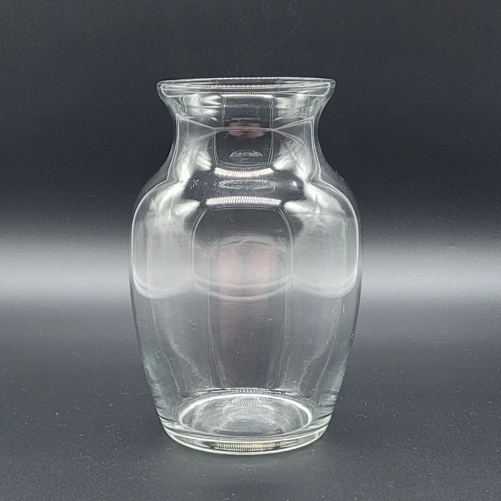Clear Glass Flower Vase 7in​​​