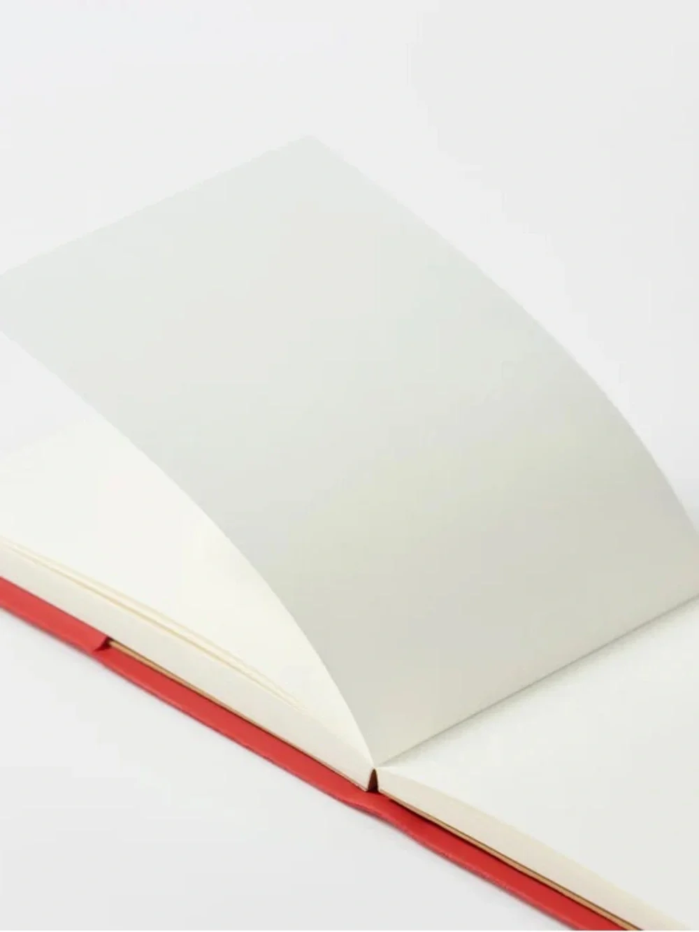 Set of 2. MUJI Brand. New Red Pocket Notebook A7 with Matching Pen in Red color.