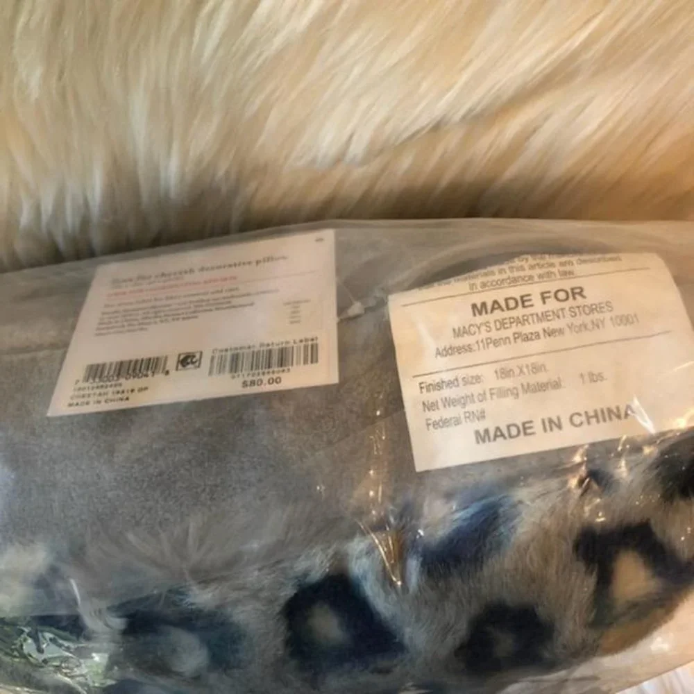 Whim by Martha Stewart Cheetah Decorative Pillow