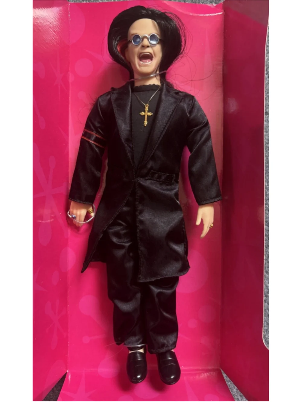 2002 OZZY OSBOURNE TALKING DOLL NEW IN BOX OSBOURNE FAMILY VINTAGE COLLECTIBLE