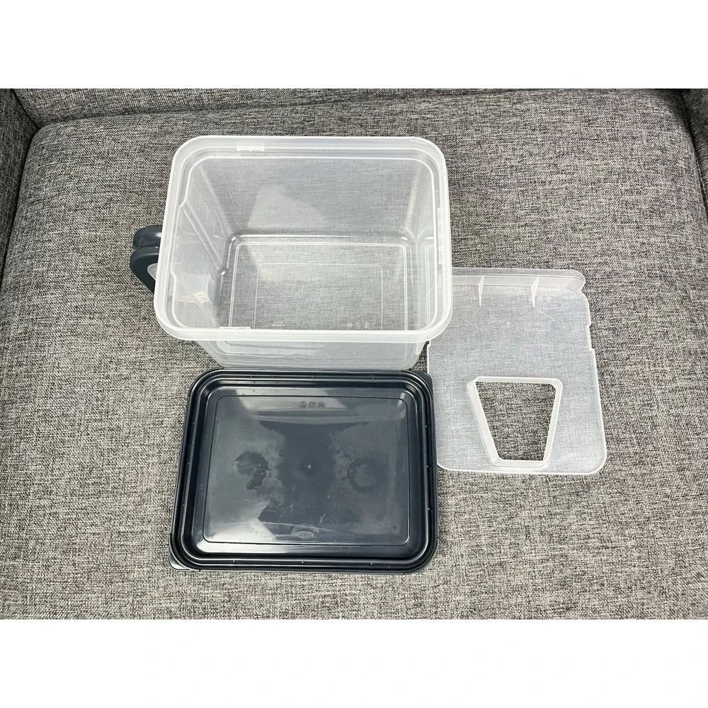 Medium Plastic Canister with Handle 21 Cup Pantry Food Storage Container /w Lid
