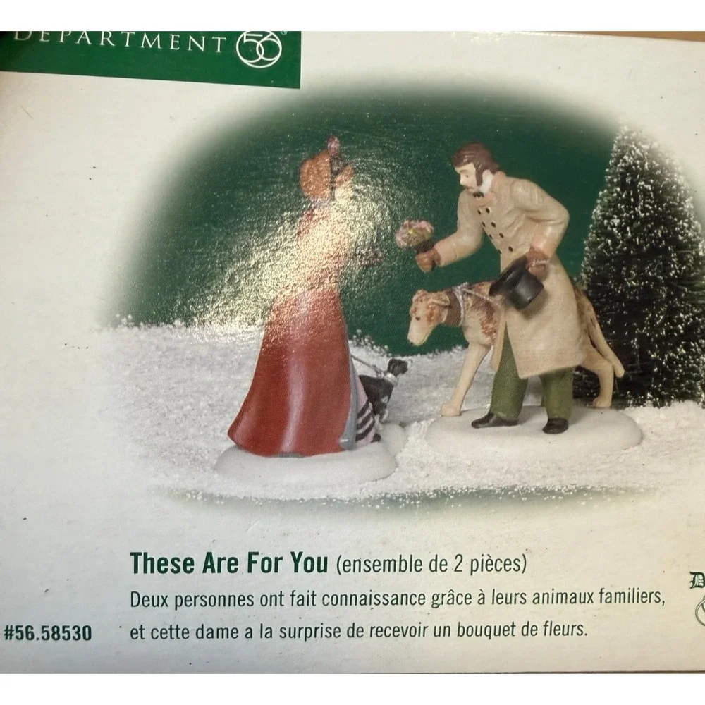 Department 56 Dickens Village These Are For You Set of 2 Figurines #56.58530