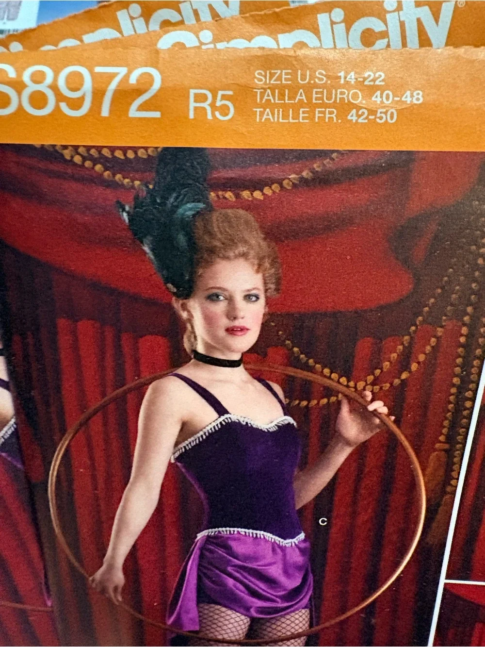 BN UNCUT SIMPLICITY 8972 R5 CIRCUS COSTUMES SEWING PATTERNS