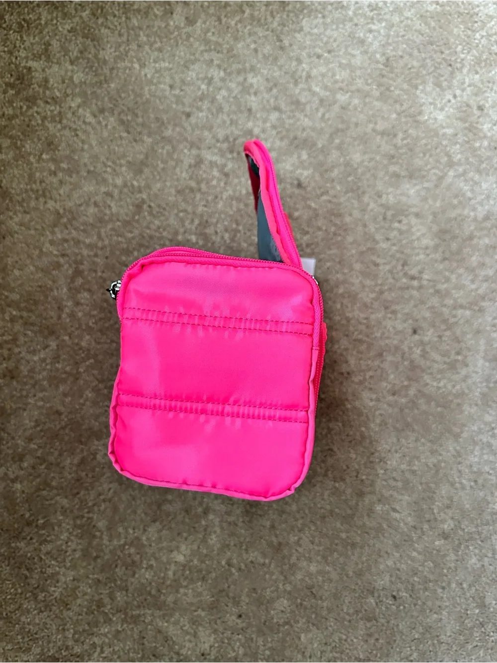 Lug Bright Neon Pink Travel Cosmetic Organizer