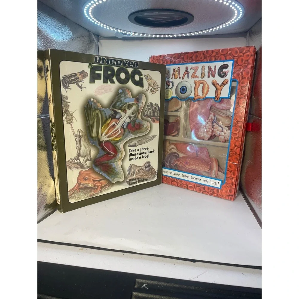 Two Uncover a Frog  and amazing body Three-Dimensional Look Inside a Frog!...