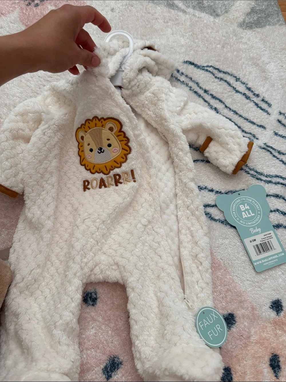Baby Boy Neutral Bear Outfit Bundle - Cream & Taupe