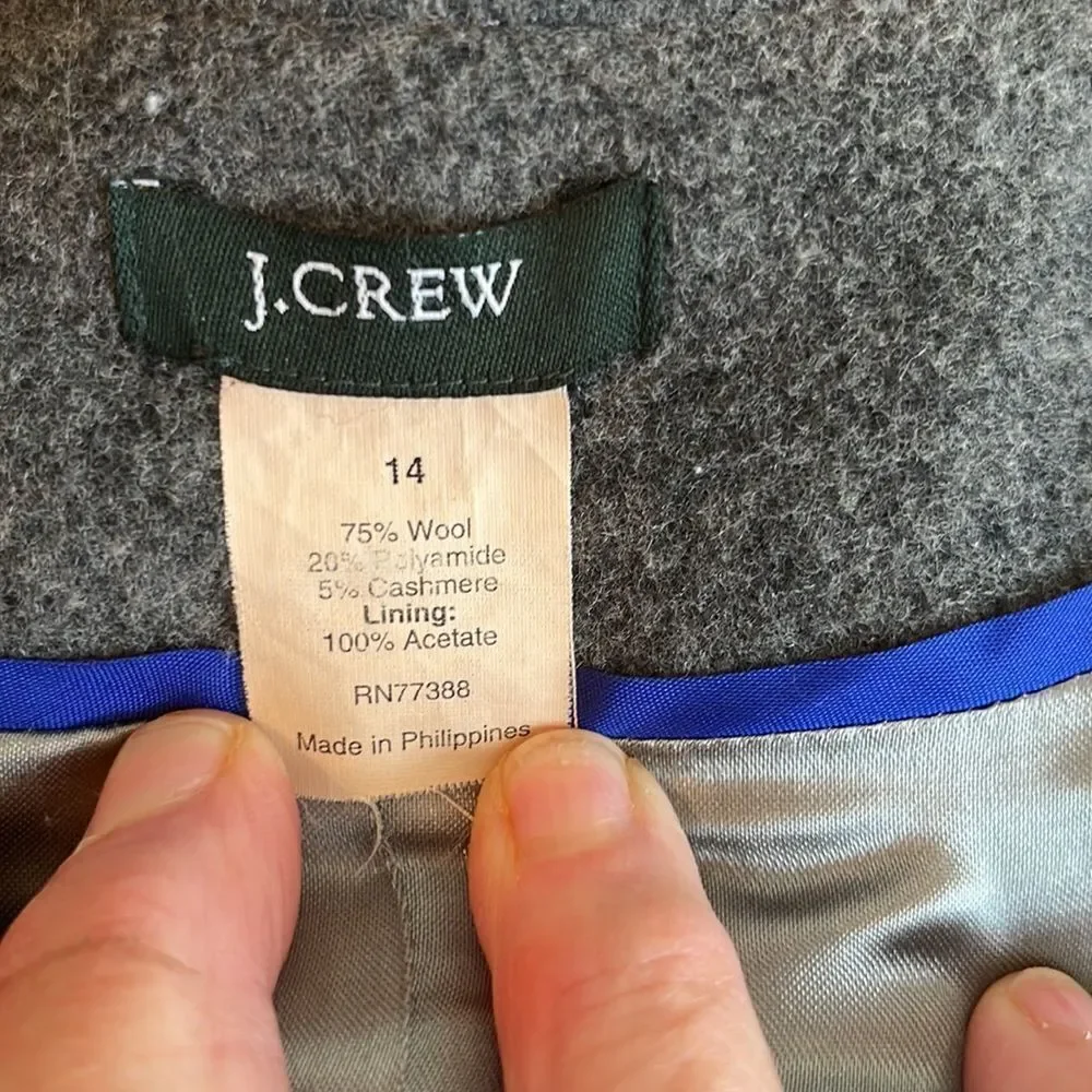 J.Crew Vintage Double Breasted Swing Coat