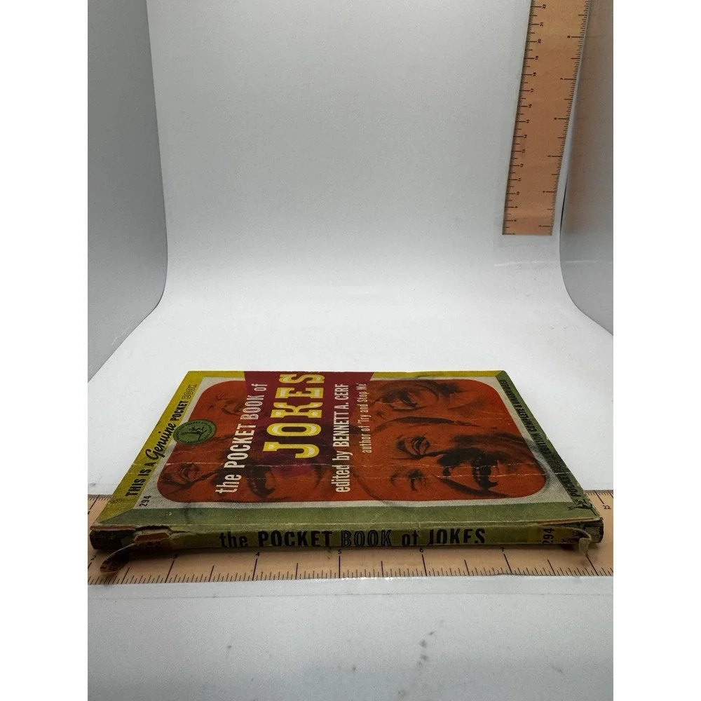Pocket Book of Jokes by Bennett Cerf - 1st Edition, Paperback, April 1945