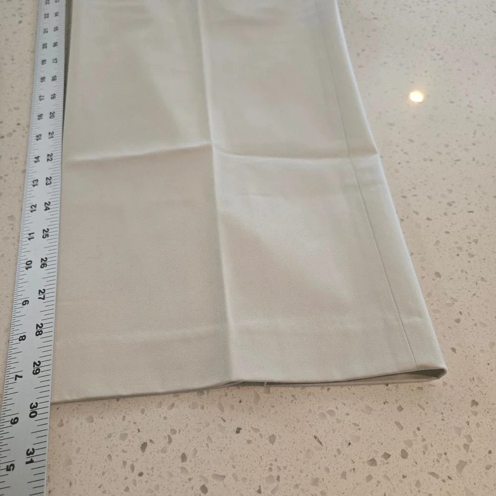 Perry Ellis Pants 44x30 Premium Mens Moonbeam Tailor Fit Luxury Performance NEW