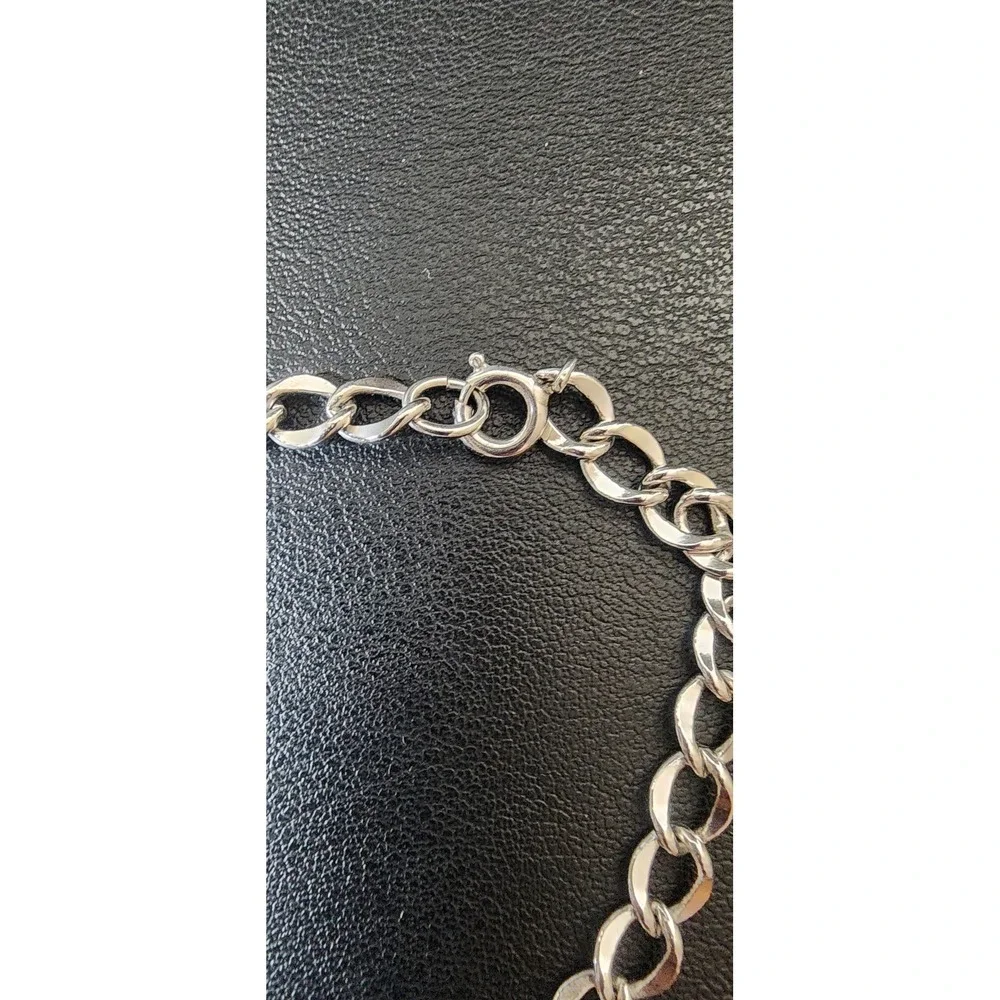 Set of 2‎ Chain Bracelets Gold Tone Toggle Rope & Silver Tone Curb Link Bundle