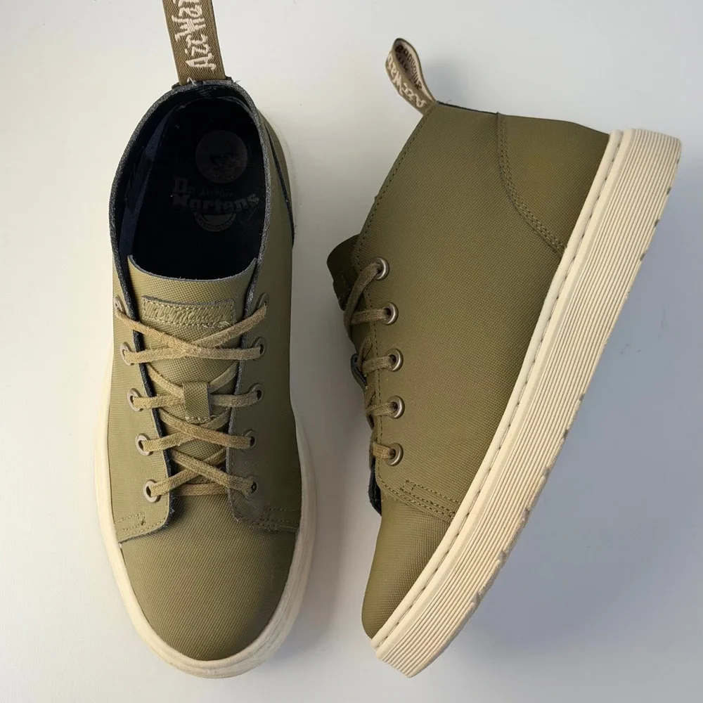 Dr. Martens Baynes Unisex Chukka Boots Olive Green Workwear Mens 7 | Womens 8