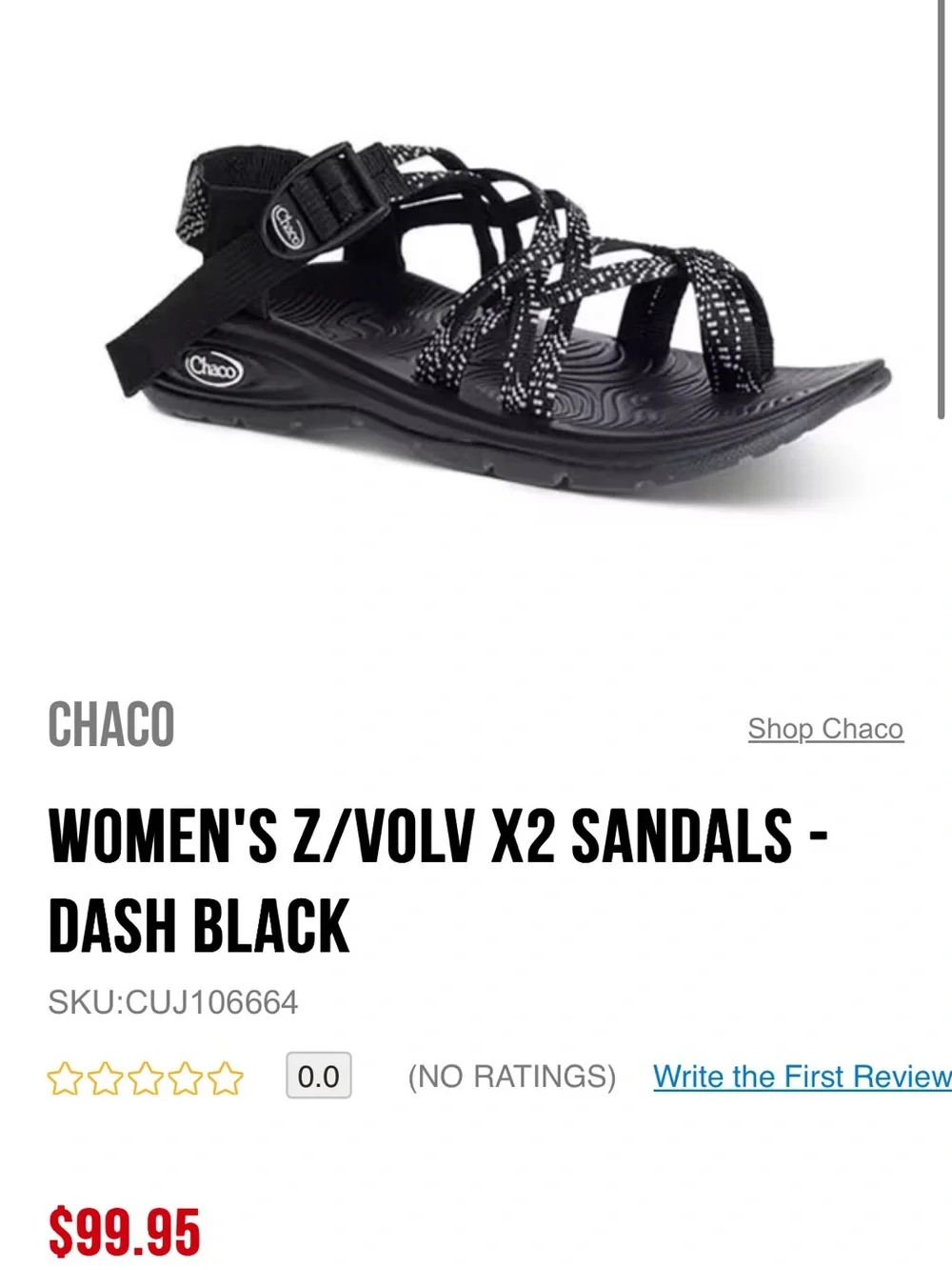 Chaco brand new