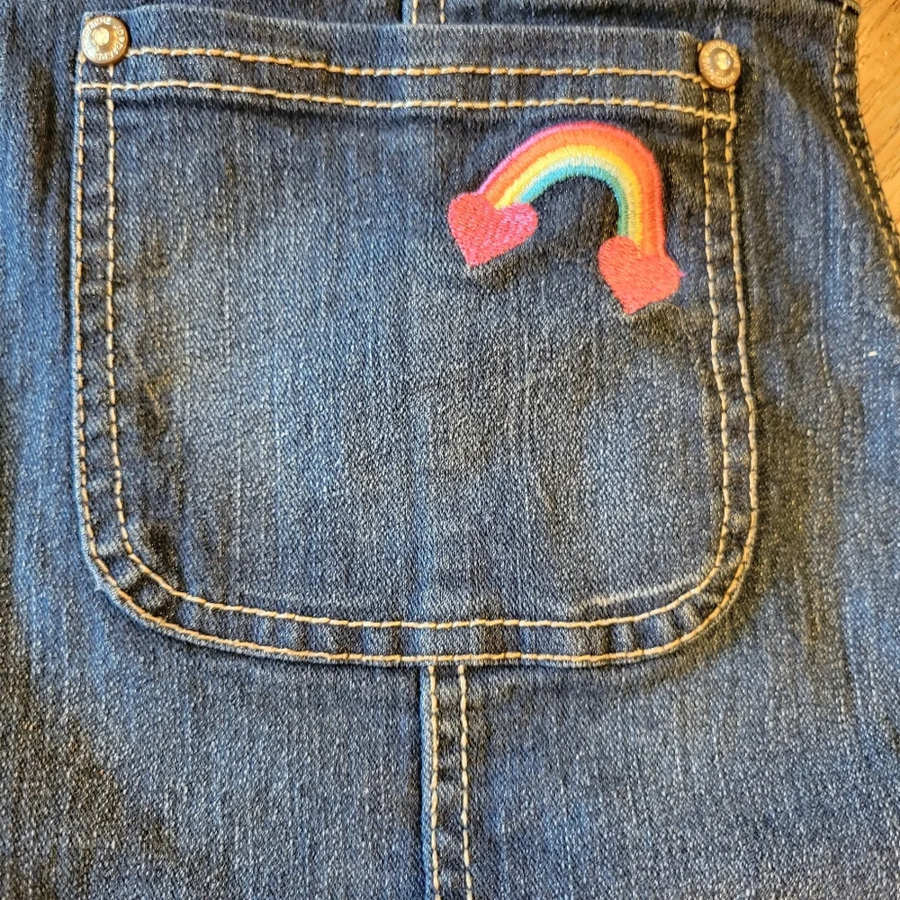 Girls Jordache Overall shorts. L (10/12)